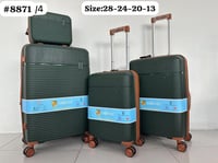 طقم شنط سفر ضد الكسر 4 قطع