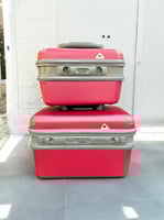 طقم شنطة مجوهرات وذهب فايبر بقفل مقاس12/10