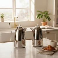 طقم ترامس بمقبض شفاف