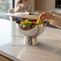 صحن تقديم ستيل هندي