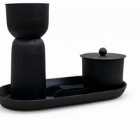 طقم صينية مع مبخرة و علبة بخور