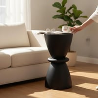 طاولة خدمة هندي خشبي اسود