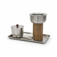 طقم صينية مع مبخرة بعلبة بخور