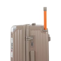 طقم حقائب سفر صلب مكون من 3 قطع بكفرات دبل وحامل ك...