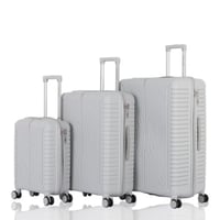 طقم شنط سفر ضد الكسر من خامة البولي بروبيلين مكون...