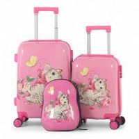 طقم شنط سفر اطفال تتزين بشخصيات مختلفه - مكون من 3...