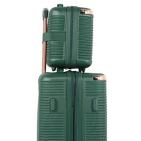 شنط سفر صلبة - مكون من 4 قطع يشمل حقيبة يد - بكفرا...