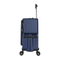 حقيبة سفر ذكية مقاس 20 بوصة - تصميم فاخر مع منفذ U...