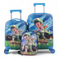 طقم شنط سفر اطفال تتزين بشخصيات مختلفه - مكون من 3...