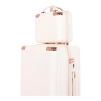 طقم شنط سفر دبش عرايس 7 قطع بسحاب متين - كفرات مزد...