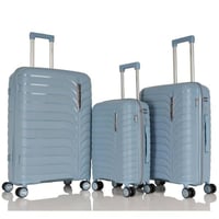 طقم حقائب سفر 3 قطع ضد الكسر -خامة PP عالية الجودة...