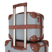 طقم حقائب سفر ضد الكسر - كلاسيكيه 4 قطع مغطى بالجل...