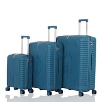 طقم شنط سفر ضد الكسر من خامة البولي بروبيلين مكون...