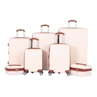 طقم شنط سفر دبش عرايس 7 قطع بسحاب متين - كفرات مزد...