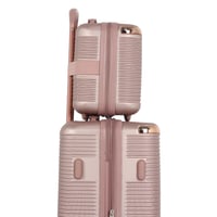 شنط سفر صلبة - مكون من 4 قطع يشمل حقيبة يد - بكفرا...