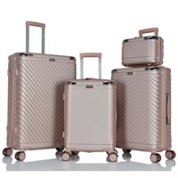 طقم حقائب سفر ودبش عرايس 4 قطع فاخر