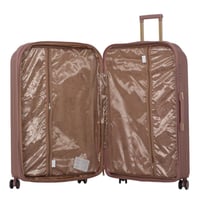 طقم شنط 7 قطع يشمل 5 شنط تروللي وشنطتين للمكياج -ب...