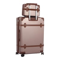 طقم حقائب سفر كلاسيكي فاخر - 4 قطع - مصمم ليجمع بي...