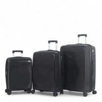 طقم حقائب سفر فاخرة ومتكاملة - 3 قطع من البولي برو...