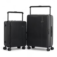 طقم حقائب سفر ضد الكسر مكون من قطعتين بمقاسات مختل...