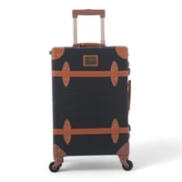 حقيبة سفر فاخرة بتصميم كلاسيكي (20 بوصة) - مصنوعة...