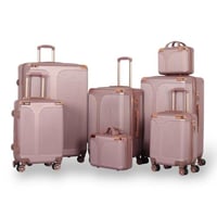 طقم شنط سفر دبش عرايس 7 قطع بسحاب متين - كفرات مزد...