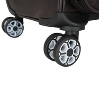 طقم حقائب سفر جلد 3 قطع بخامة جلد PU الفاخرة، تصمي...