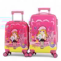 طقم شنط سفر اطفال تتزين بشخصيات مختلفه - مكون من 2...