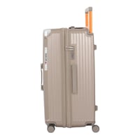 طقم حقائب سفر صلب مكون من 3 قطع بكفرات دبل وحامل ك...