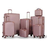 طقم شنط سفر دبش عرايس 7 قطع بسحاب متين - كفرات مزد...