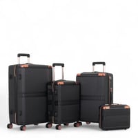 طقم حقائب سفر من 4 قطع - بكفرات دوارة360 درجة - وق...