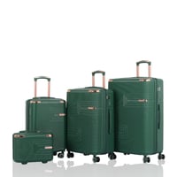 شنط سفر صلبة - مكون من 4 قطع يشمل حقيبة يد - بكفرا...