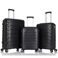 طقم حقائب سفر 3 قطع ضد الكسر و كفرات 360 درجة وتمص...