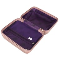 مجموعة شنط سفر مكون من 5 قطع دبل كفرات بتفاصيل نحا...