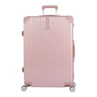 طقم حقائب سفر صلبة بتصميم الألومنيوم الأنيق - 3 قط...