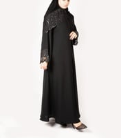 عبايه نص كلوش انترنت على تدخيله باليد شك-106