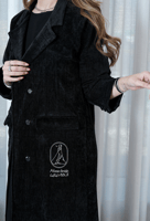 بليزر مخمل داكن بدون بطانه-850