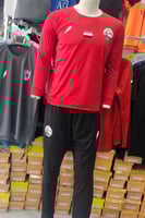 طقم المنتخب الاحمر مع السروال