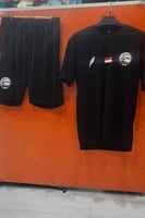 طقم المنتخب اليمني اسود مع الشورت وطباعة