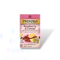 شاي أعشاب ، توت العليق والليمون ، خالٍ من الكافيين...