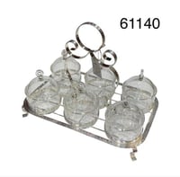 طقم تقديم مكسرات 6 حبات