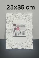 ورق دانتيل مستطيل للتقديم