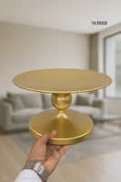 ستاند تقديم ستانليس ستيل ذهبي مطفي