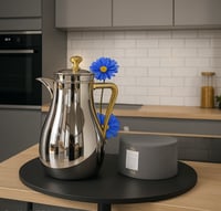 طقم ترامس شاي وقهوة نيكل