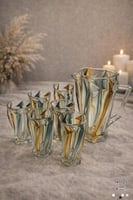 جاك زجاج فاخر مع أكواب