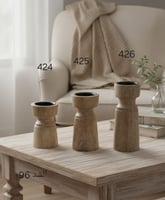 شمعدان خشبي فاخر