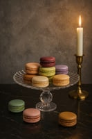 صحن كريستال فاخر بقاعدة