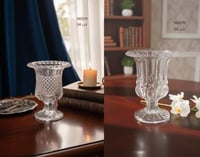 مزهرية ديكور شفافة