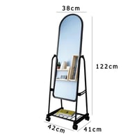 مرآة ستاند لون اسود