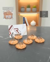 طقم كريستال ديكوري كهرماني